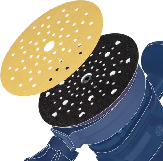 BOSCH C470 125mm Random Orbit Sanding Sheets- Best for Wood and Paint- กระดาษทรายกลมบ็อช 5 นิ้ว 8 รู (Made in Switzerland)