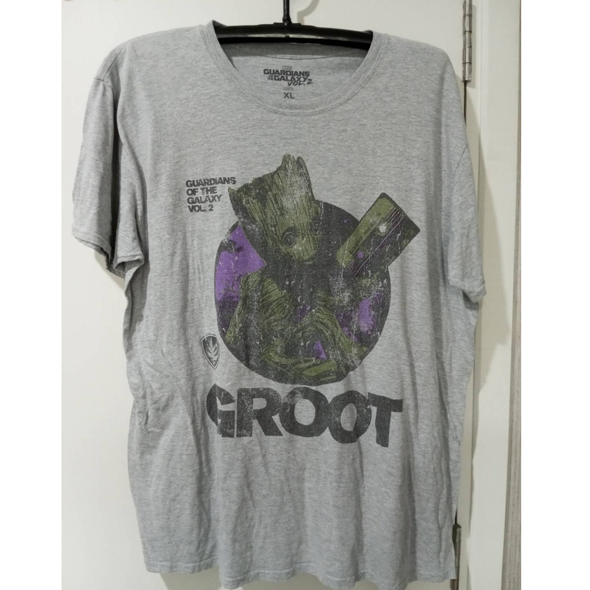 เสื้อยืดวินเทจ มือสอง T-Shirt Vingtage เสื้อฮีโร่การ์ตูน กรู๊ท Groot T-Shirt Vingtage งานป้าย Marvel มือสอง