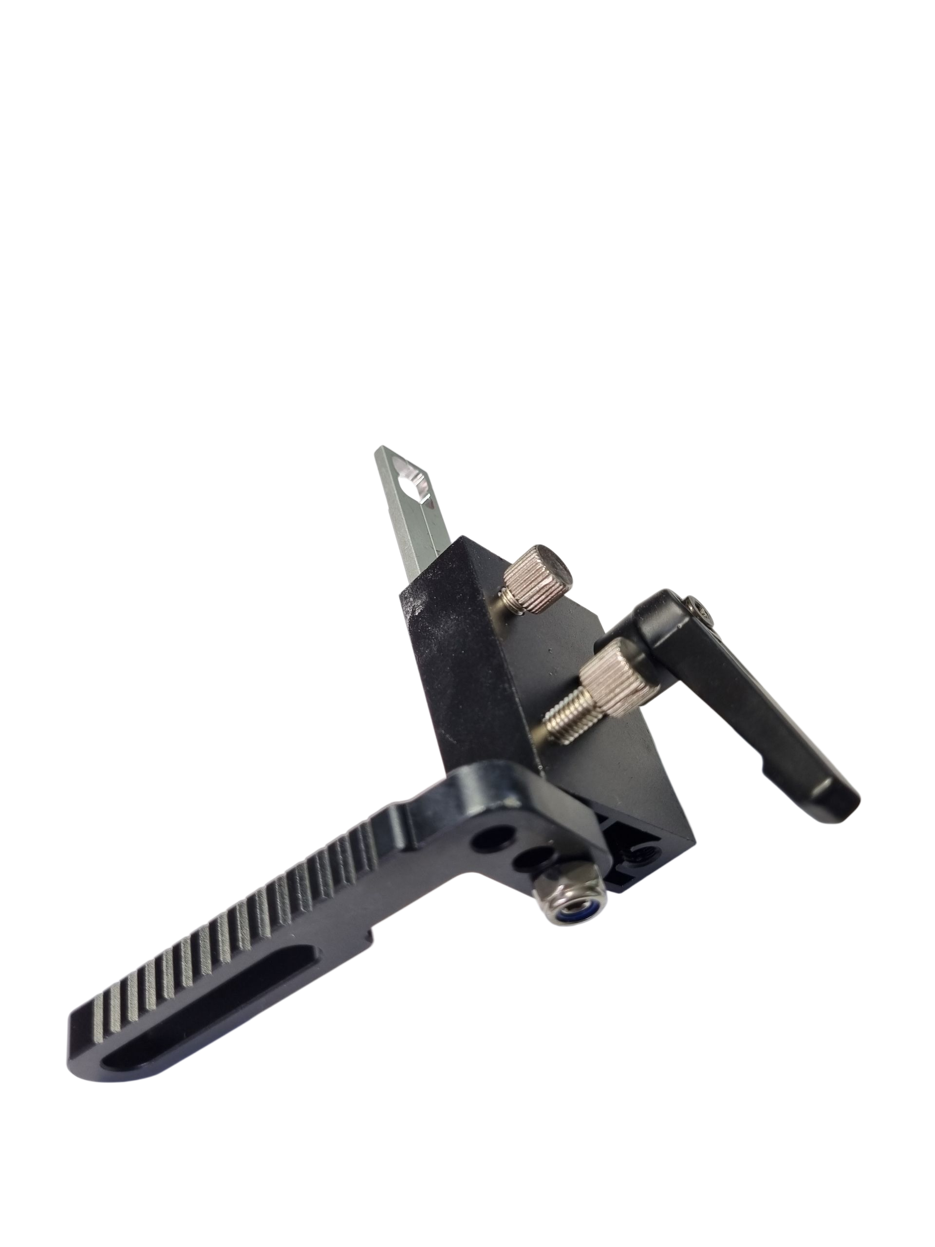 SIS TOOL SIS-GRFP001 Guide Rail Flip Stop (Black) - ตัวหยุดในรางชนิดมีก้านโยกสำหรับราง SIS TOOL รุ่น SIS-GRFP001 (สีดำ)