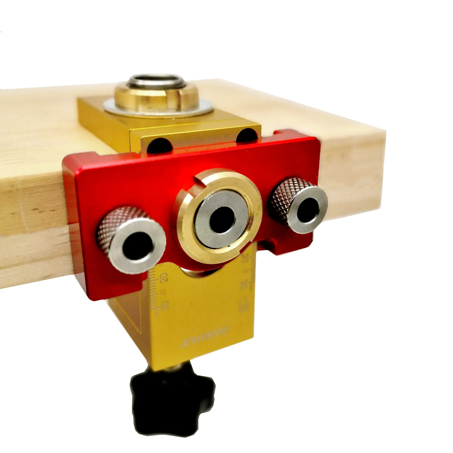 JIGHOLE JH-001-RG Doweling Jig, Fast Connecting Cam Fitting Drill Guide Jig - จิ๊กเจาะเดือยกลม จิ๊กเจาะเกือกม้า และเจาะฝังเดือยเหล็กยึดเกือกม้า JIGHOLE รุ่น JH-001-RG