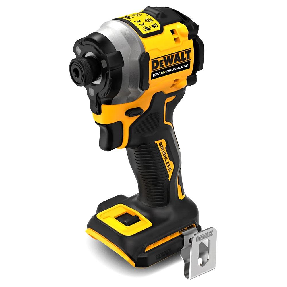 DEWALT DCF850N 18V XR Li-ion Cordless Brushless 3-Speed Compact Impact Driver (Tool only- without Battery and Charger) - ไขควงกระแทกไร้สาย 1/4" 18V (20V MAX) ตัวเปล่า ไม่มีแบตเตอรี่ และแท่นชาร์จ ดีวอล์ท รุ่น DCF850N