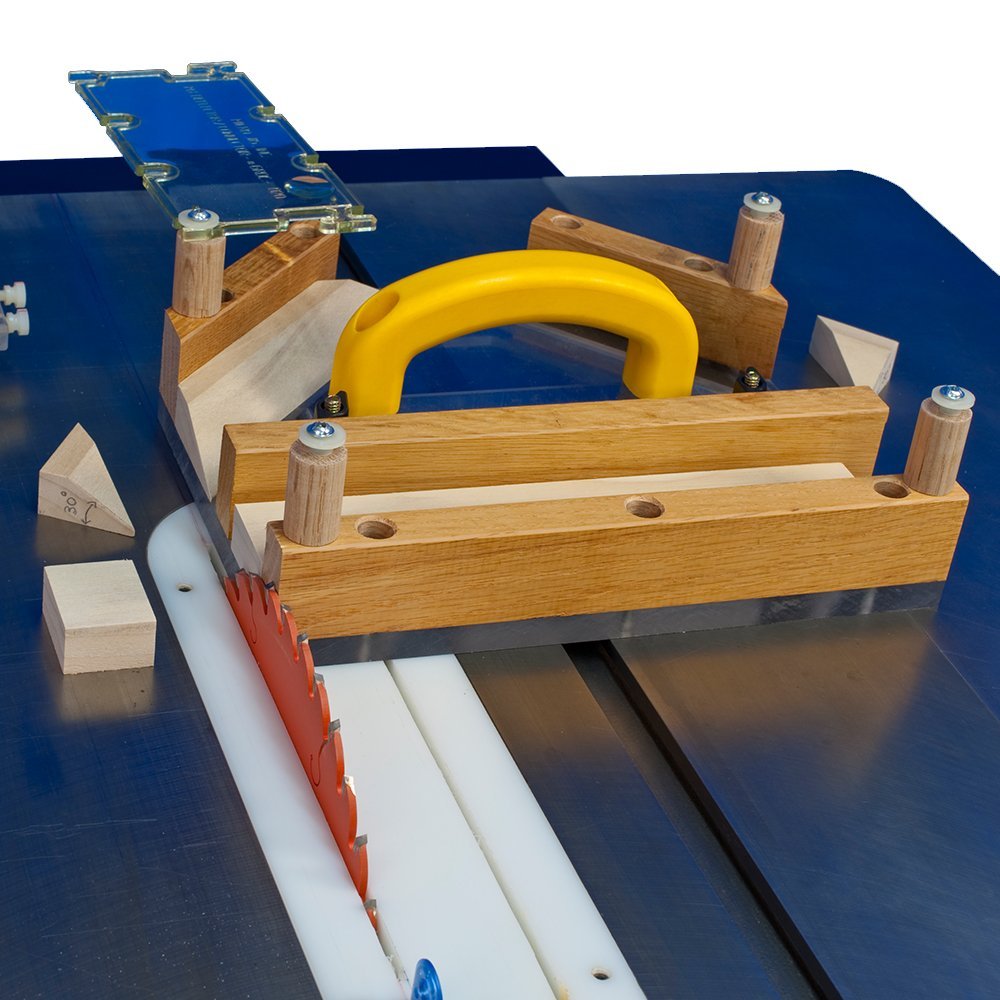 MICROJIG ZP9-B2S2 Double ZeroPlay Miter Guide Bars - แท่งสไลด์สำหรับใช้กับราง Miter ชนิดปรับได้ (แบบแพ๊คคู่) พร้อมตัวหยุดในราง (Stopper)