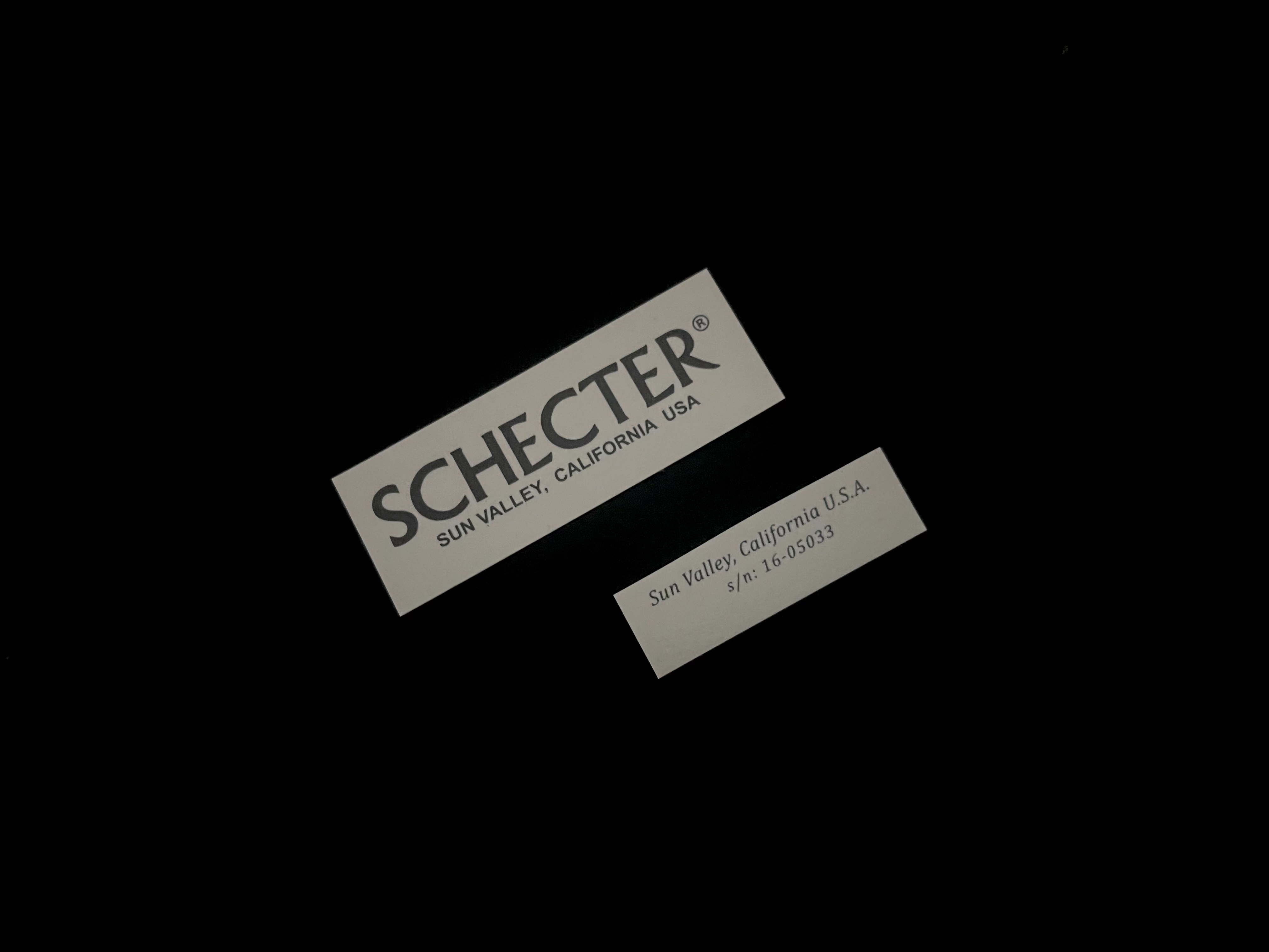 Schecter USA Sun Valley Custom Shop