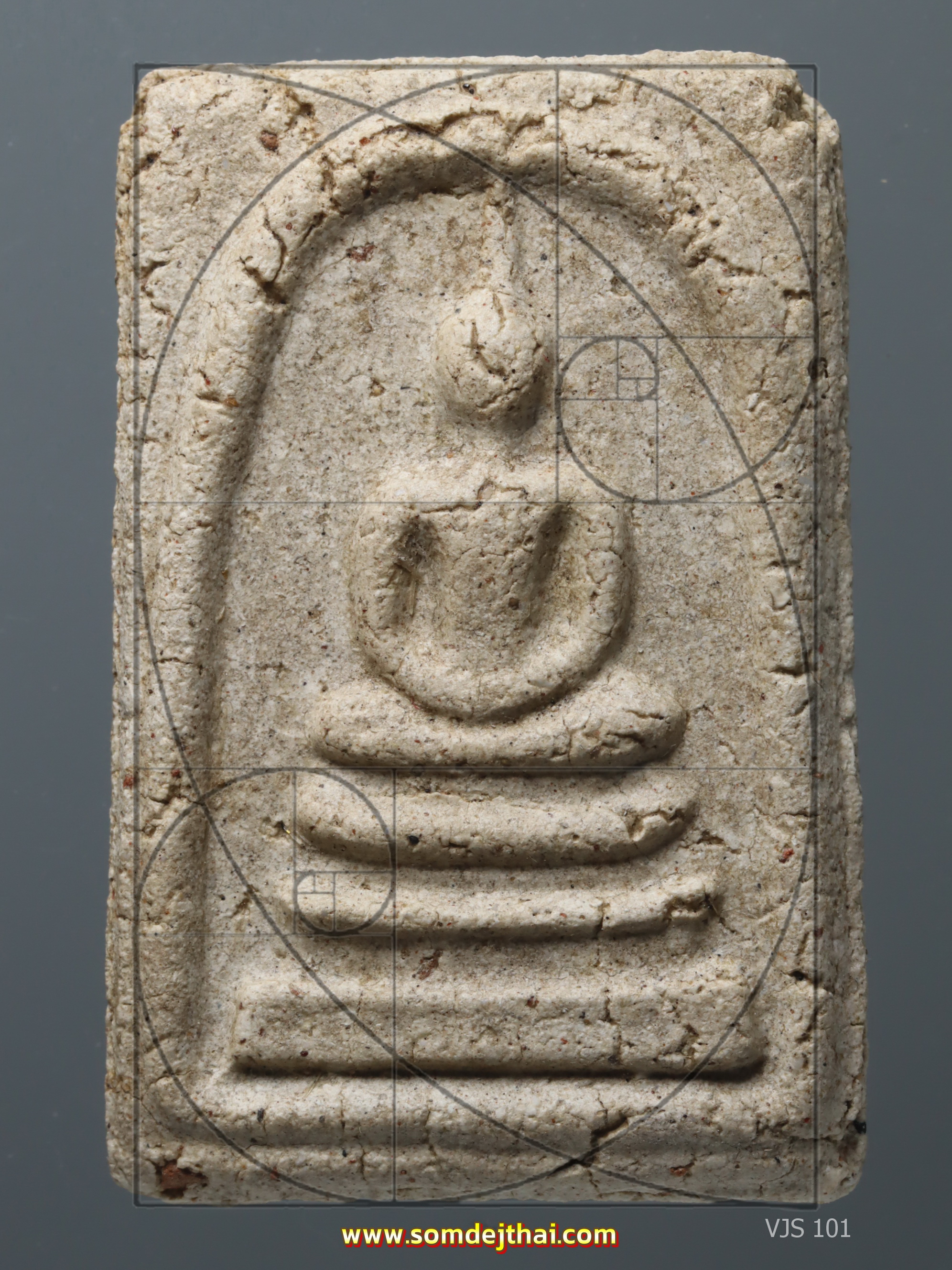 พระสมเด็จฯ พิมพ์ใหญ่ (หลวงวิจารณ์ฯ) สัดส่วนทองคำ VJS 101