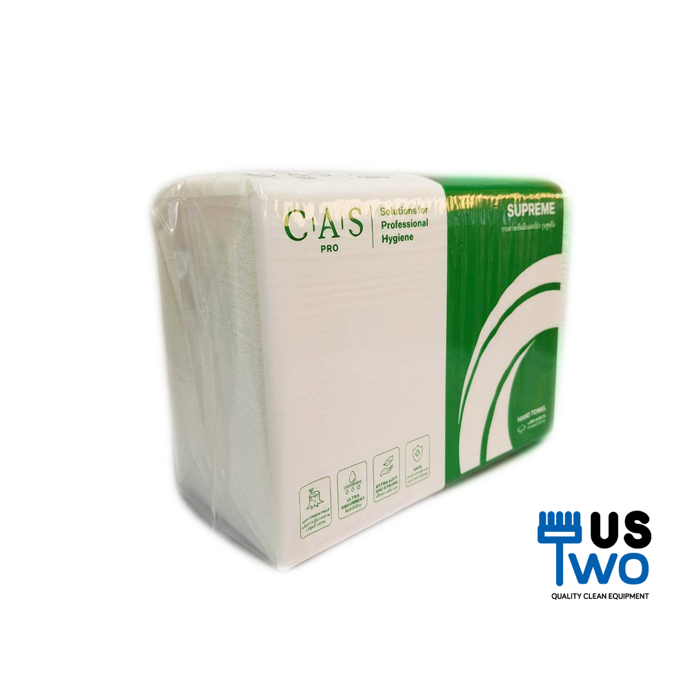 กระดาษเช็ดมือ CAS Pro รุ่น Supreme 2 ชั้น