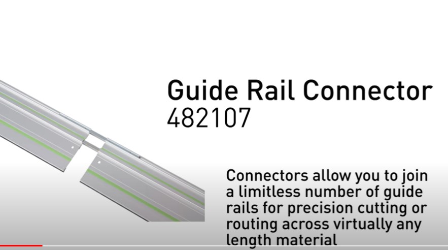 FESTOOL 482107 Guide Rail Connector set for Festool and Makita Track Saw - ตัวต่อรางสำหรับเลื่อยราง Festool และ Makita- FESTOOL รุ่น 482107 *