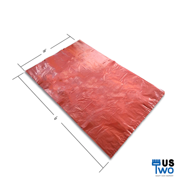 ถุงขยะสีแดง ขนาด 36x45"