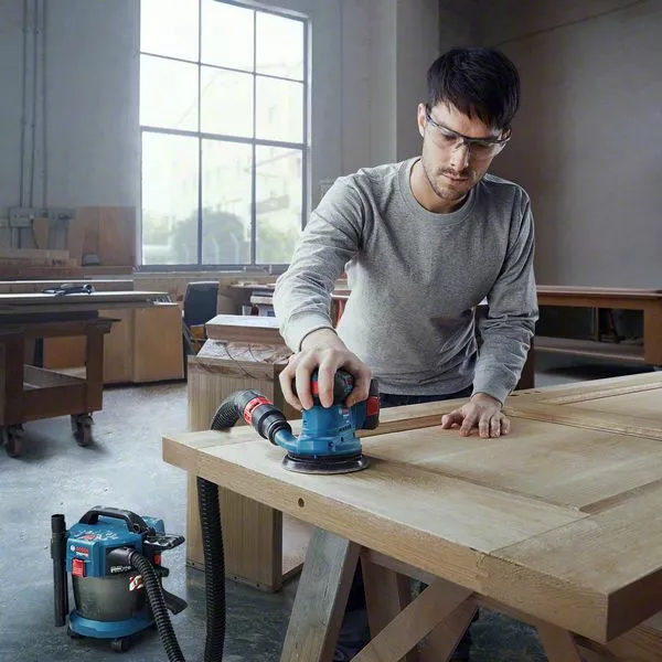 BOSCH GEX 185-Li Cordless Random Orbital Sander (Tool only, without battery and charger) - เครื่องขัดกระดาษทรายไร้สายระบบลูกเบี้ยว BOSCH รุ่น GEX 185-Li (ไม่มีแบตเตอรี่ ไม่มีแท่นชาร์จ) - 06013A5080