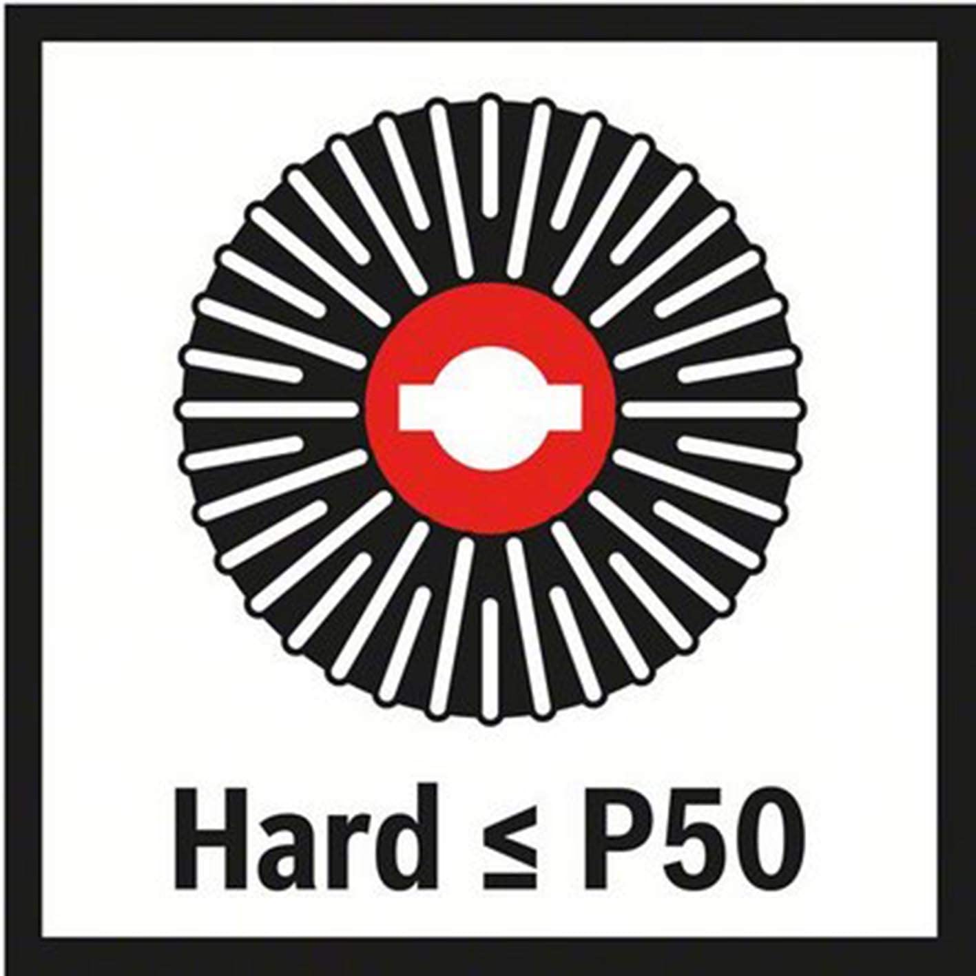 BOSCH Support Plate Hard X-Lock Diameter 125 mm - จานรอง X-Lock 125 มม. (แบบแข็ง) - 2608601716
