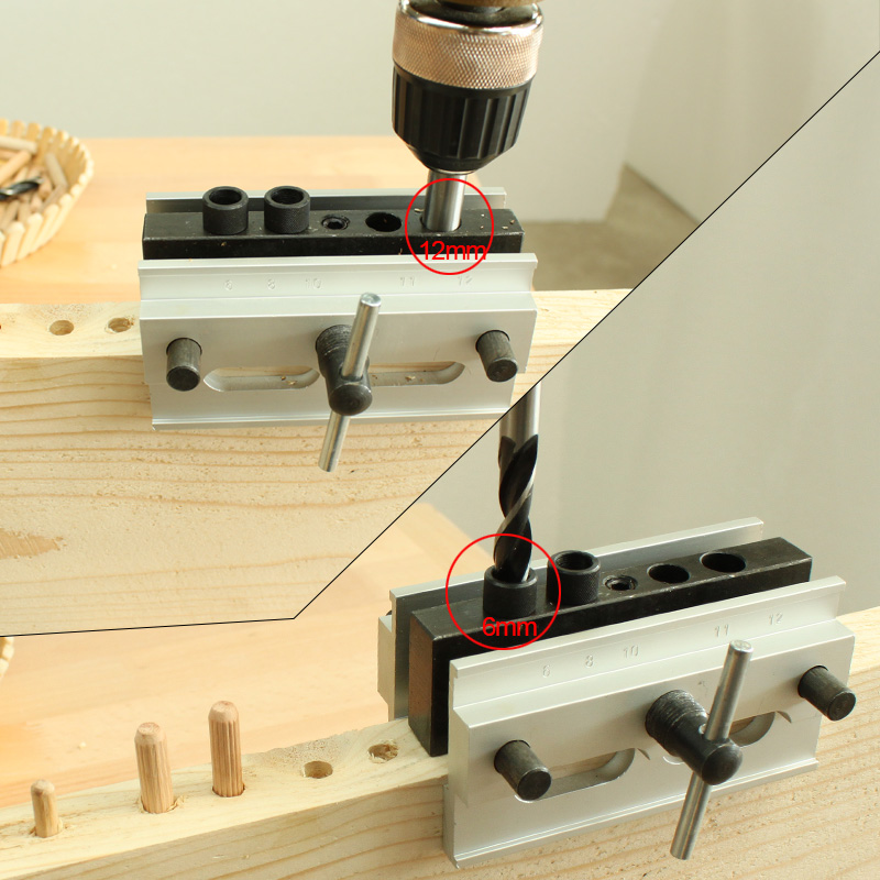 MYTEC - Metric Self Centering Dowel Jig - จิ๊กเจาะเดือยกลม แบบเจาะกึ่งกลางไม้โดยอัตโนมัติ ขนาดเดือยไม้ 6, 8 และ 10มม.