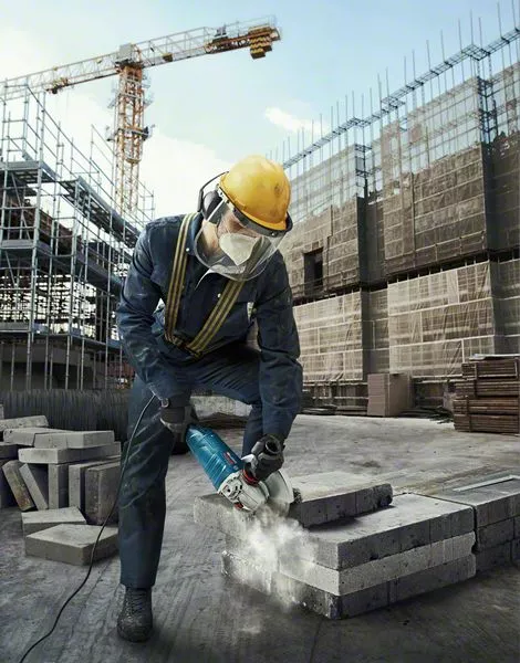 BOSCH GWS 24-230 9-inch/230mm Angle Grinder - ลูกหมูขนาด 9 นิ้ว สำหรับงานหนัก ให้กำลังเจียรได้สูงสุดถึง 2400 วัตต์ - 06018C30K0