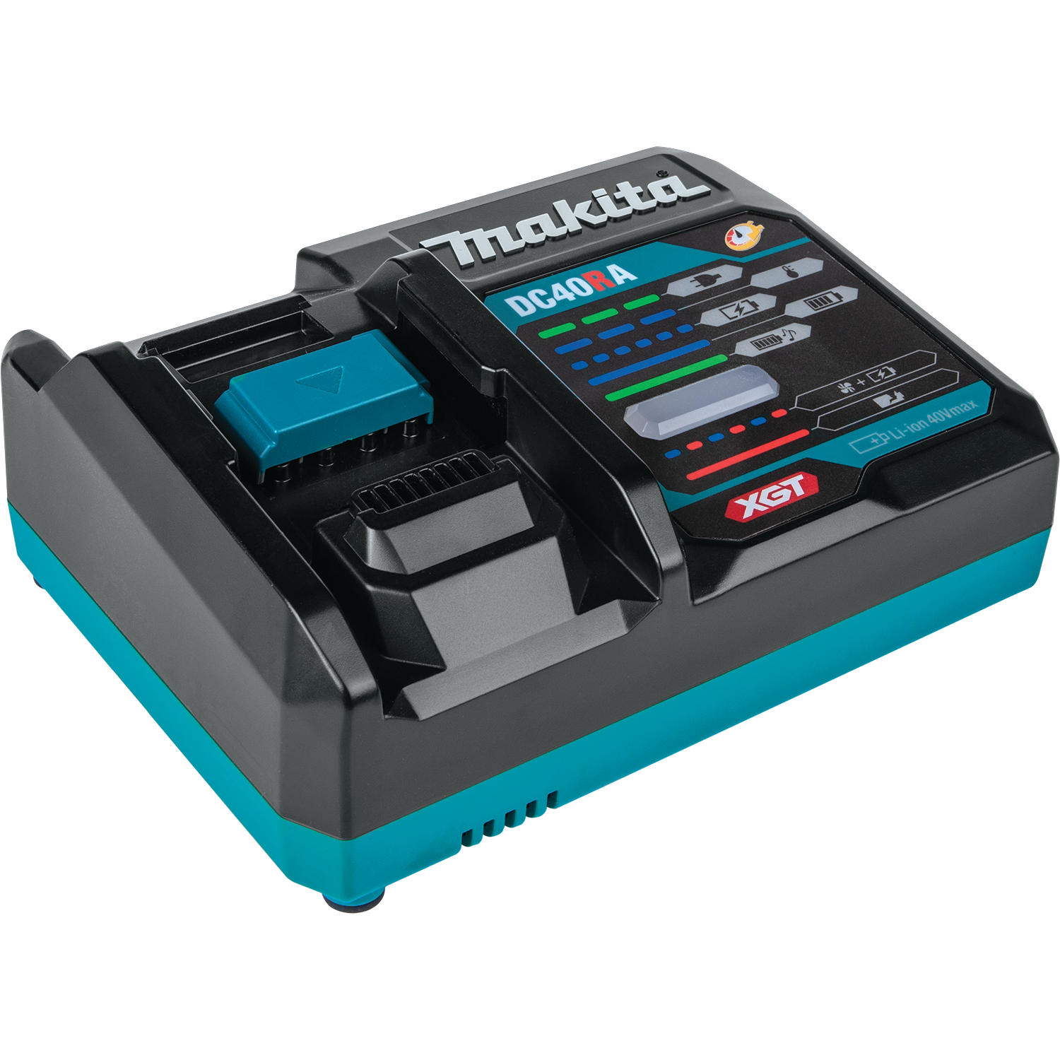 MAKITA DC40RA - 40V Rapid Optimum Charger - แท่นชาร์ทเร็ว สำหรับแบตเตอรี่ลิเธียมไอออน 40 โวล์ท มากีต้า รุ่น DC40RA