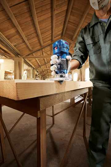 BOSCH GKF 550 1/4-inch Mini Router/ Trimmer - เครื่องเซาะร่องหัวจับดอกขนาด 1/4 นิ้ว - 06016A00K0