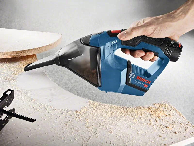 BOSCH GAS 12V - 12v Cordless Vacuum Cleaner (Tool only, without battery and charger) - เครื่องดูดฝุ่นไร้สาย 12V Bosch รุ่น GAS 12V (ตัวเปล่า ไม่มีแบตเตอรี่ ไม่มีแท่นชาร์จ) - 06019E3000