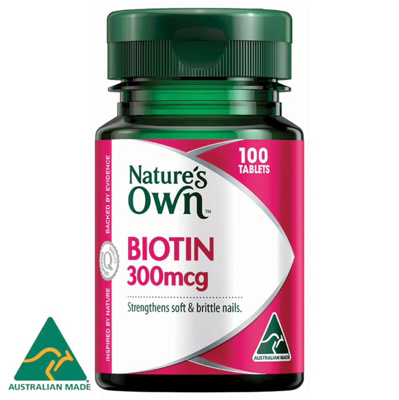 Nature's Own Biotin 300 mcg (100 เม็ด)