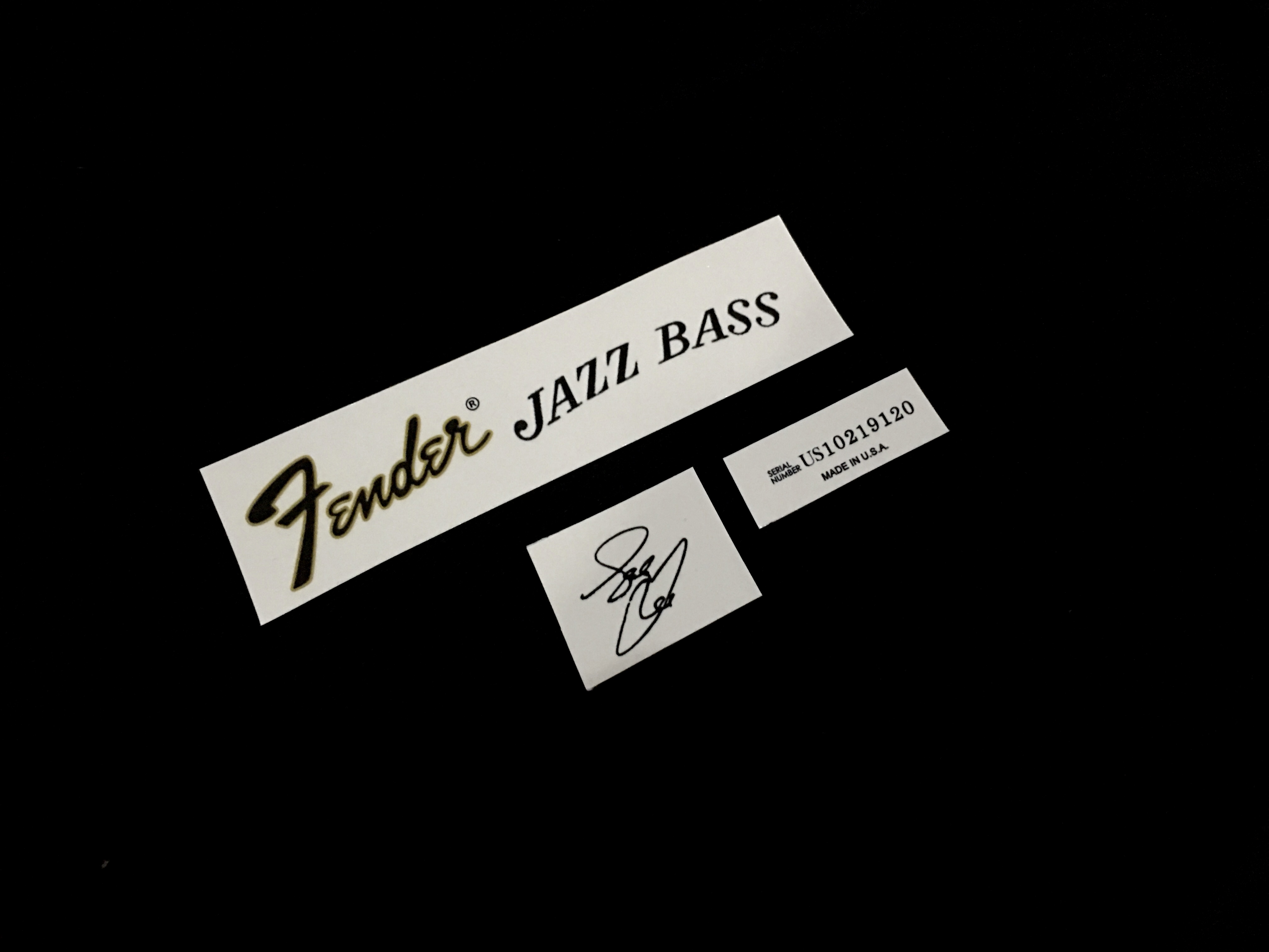 Fender Jazz Bass Geddy Lee Signature