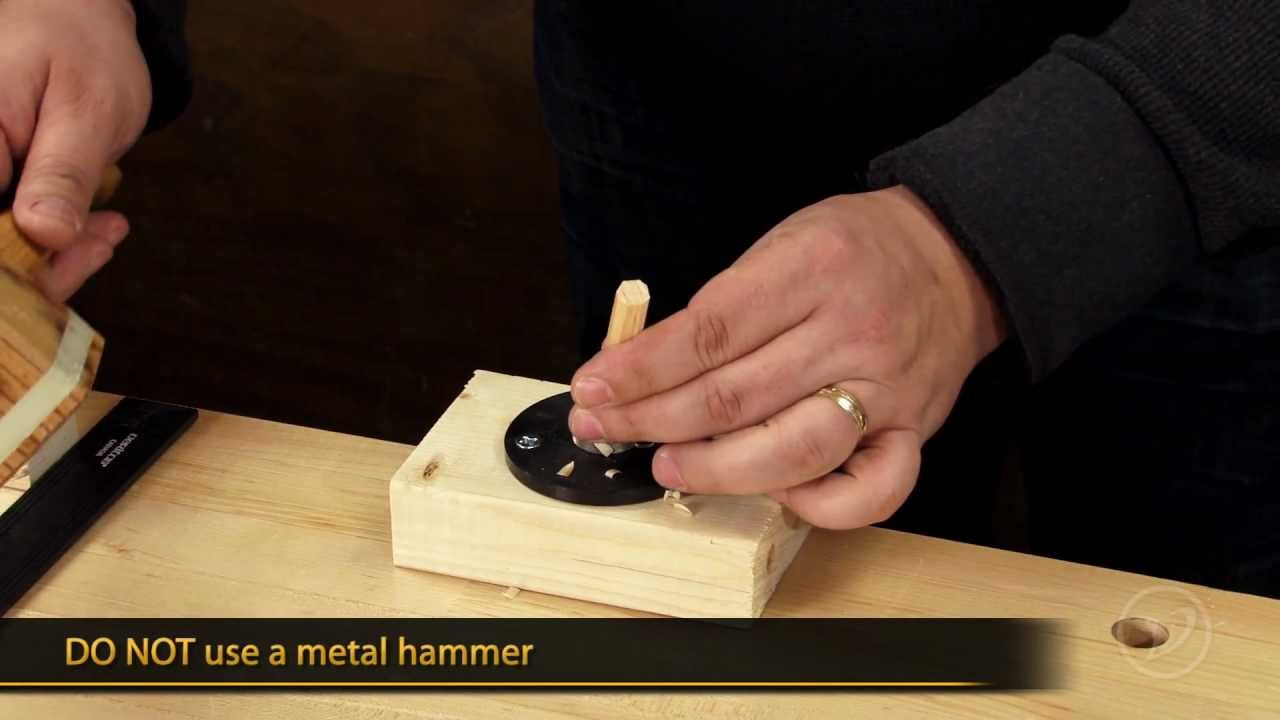 VERITAS Dowel Former Set of 4 - Metric (ชุดทำเดือยกลม 4 ขนาด 6มม, 8มม 10มม และ 12 มม.) Made in Canada