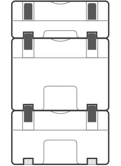 MAKITA MAKPAC 821549-5 Connector Plastic Case (Type 1) - กล่องใส่เครื่องมือ MAKITA Makpac รุ่น Type 1 - 821549-5