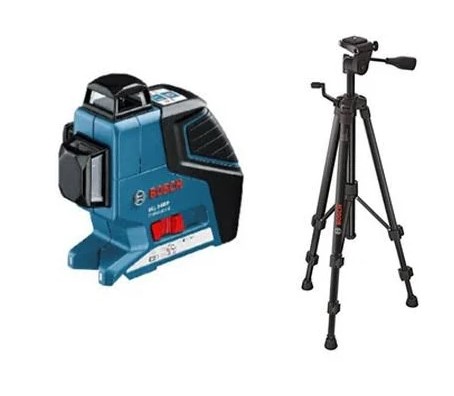 BOSCH GLL 3-80 CG Laser Measuring Tool with BT150 Compact Tripod set เครื่องวัดระดับเลเซอร์แสงเขียว BOSCH รุ่น GLL 3-80 CG พร้อมขาตั้ง Bosch รุ่น BT 150 เกลียว 1/4นิ้ว - 0601063U80 / 0601096B00
