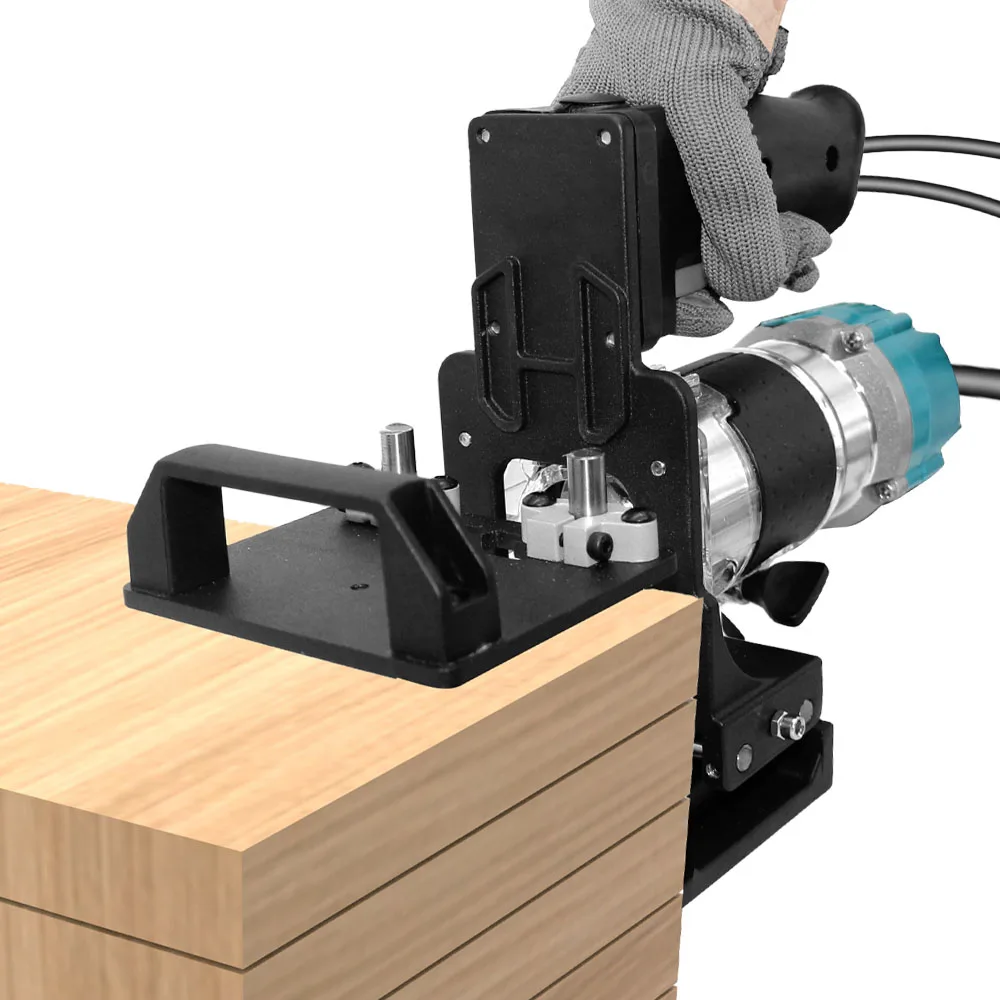 WNEW WN-DF500 - Basic Loose Tenon (Domino) or Invisible Fastener Opening Punching for Trimmer - ชุดช่วยเจาะเดือย Domino หรือเซาะร่องสำหรับฝังอุปกรณ์ฮาร์ดแวร์ชนิดหลบในรุ่นมาตรฐาน Wnew WN-DF500 ใช้ร่วมกับทริมเมอร์