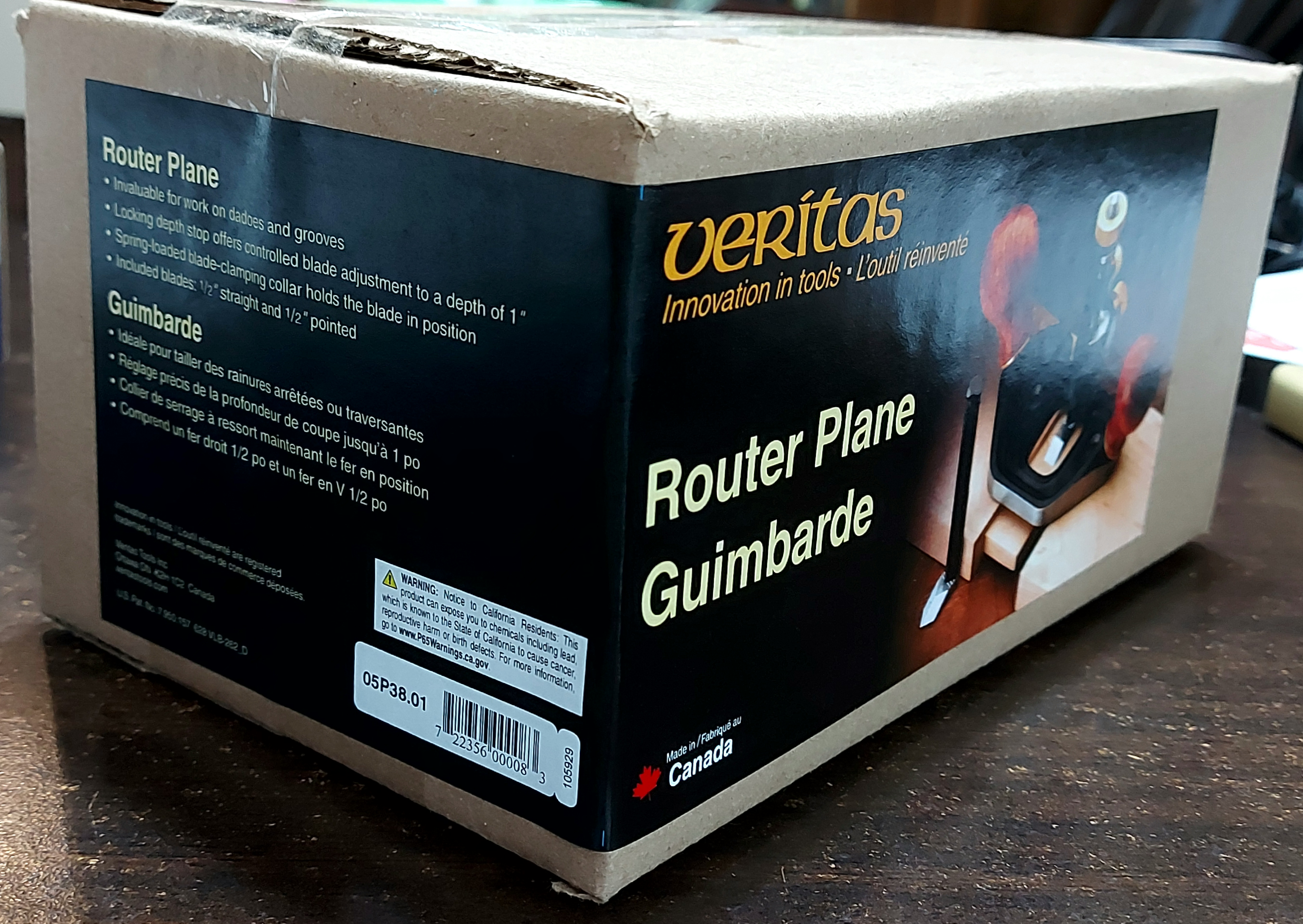 VERITAS Router Plane with Accessories- กบเซาะร่องพร้อมอุปกรณ์เสริม Veritas