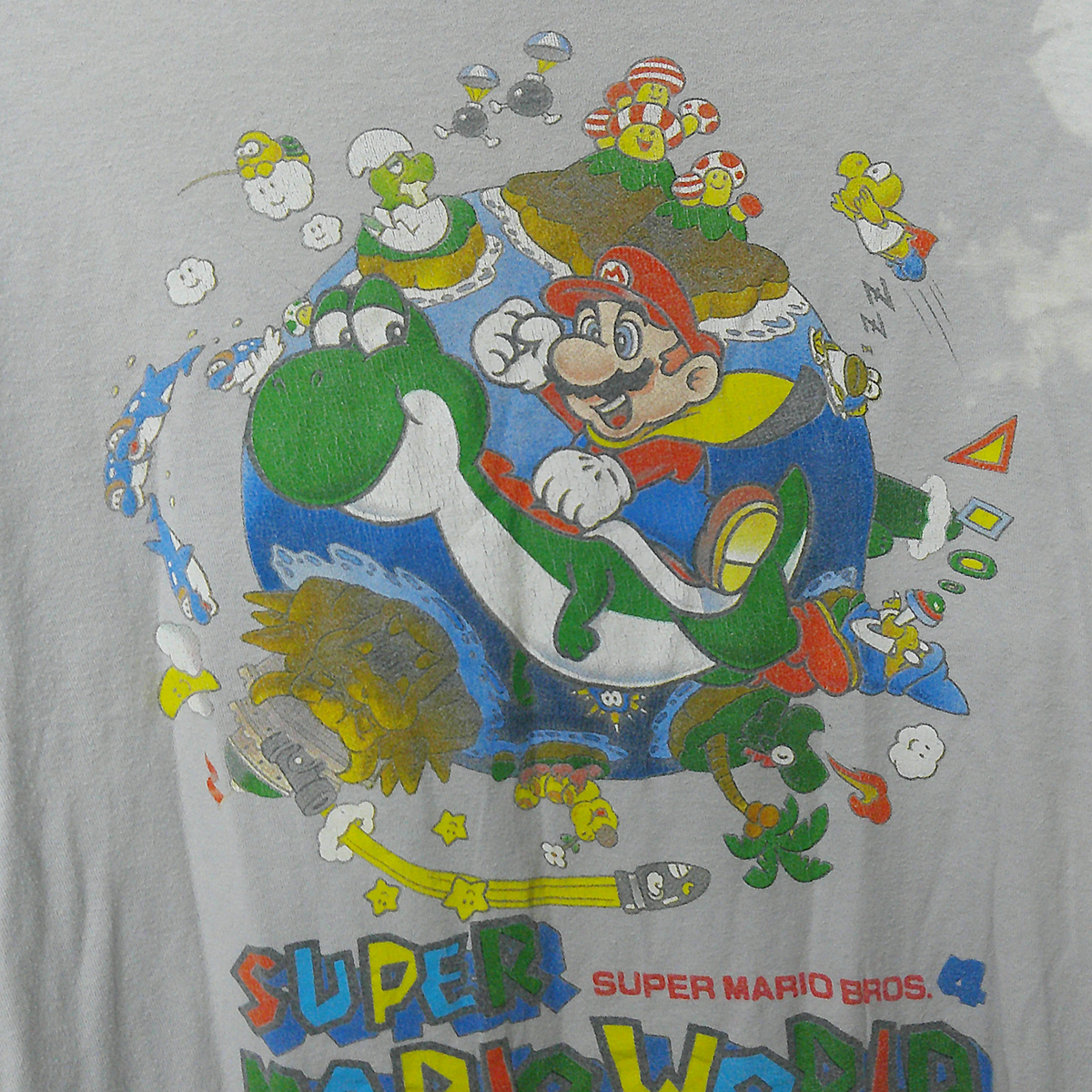 เสื้อยืดมือสอง ลายการ์ตูน ซูเปอร์มาริโอ้ Super Mario