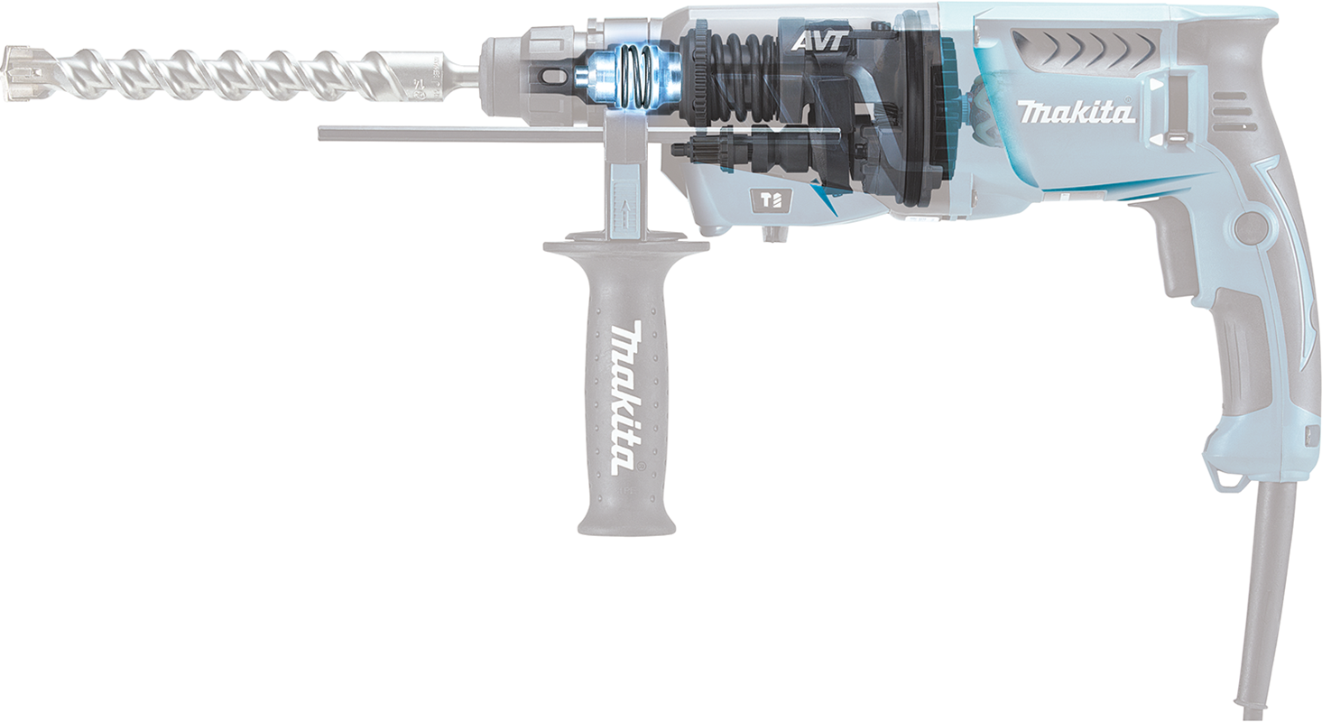 MAKITA HR2631FX 1" AVT Rotary Hammer, accepts SDS‑PLUS bits - สว่านโรตารี่ SDS-plus Makita รุ่น HR2631FX