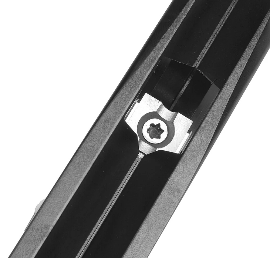 HONGDUI DJ11S - Chamfer Plane Edge Plane Corner Plane Quick Edge Trimmer Chamfering Tool with 3 Carbide Inserts for Woodworking- กบไสมุมพร้อมใบกบคาร์ไบด์ 3 ใบ Hongdui รุ่น DJ11S