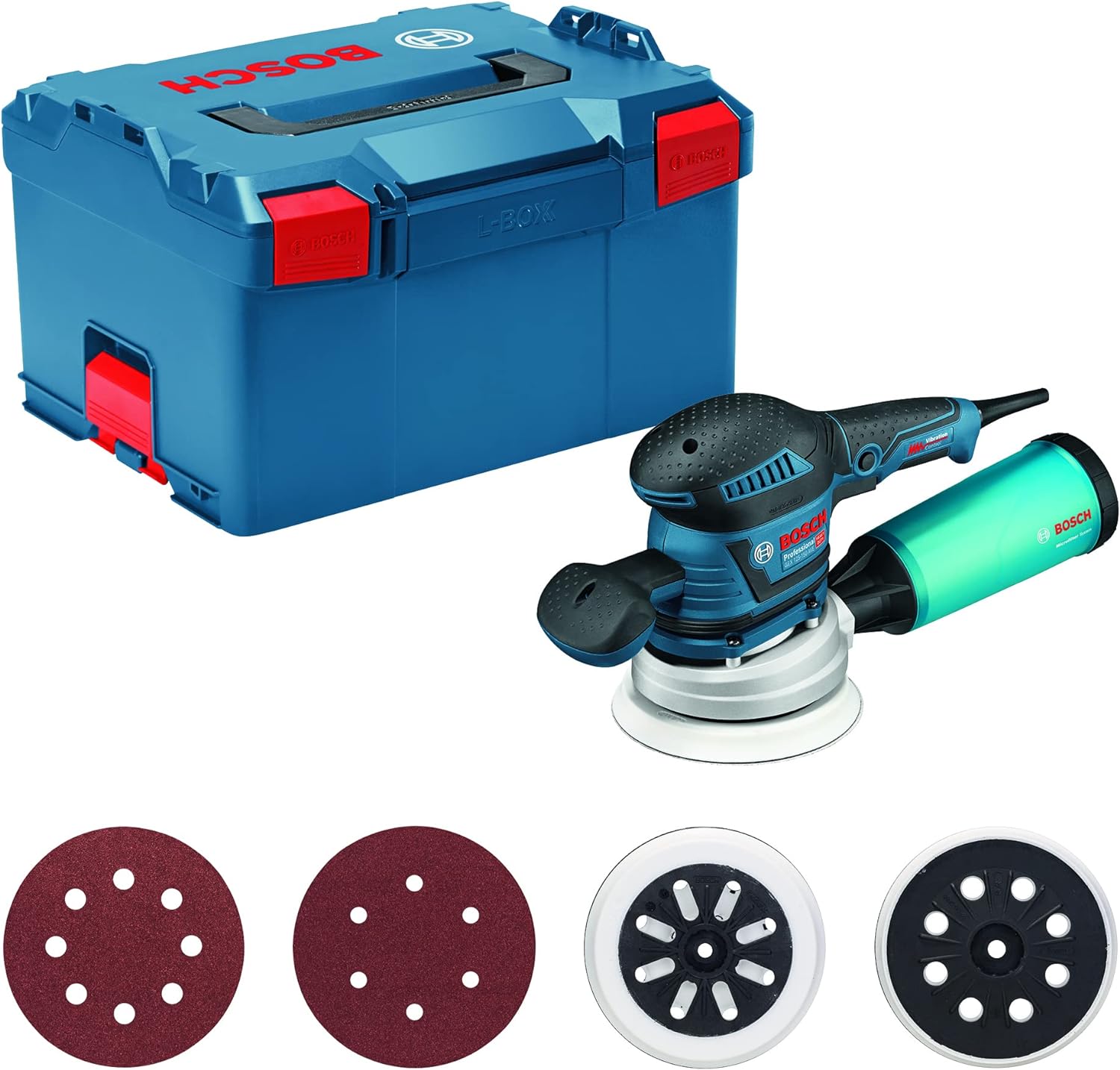 BOSCH GEX 125-150 AVE 125-150mm (5/ 6 inch) Random Orbit Sanders and Accessories - เครื่องขัดกระดาษทรายกลม 5/ 6 นิ้ว บ็อช รุ่น GEX 125-150 AVE และอะไหล่