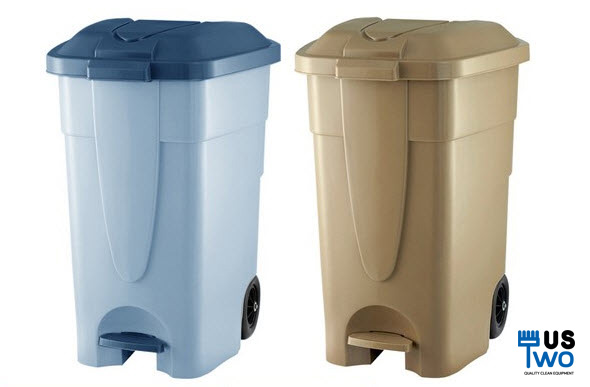 ถังขยะเท้าเหยียบทรงเหลี่ยม 85 ลิตร