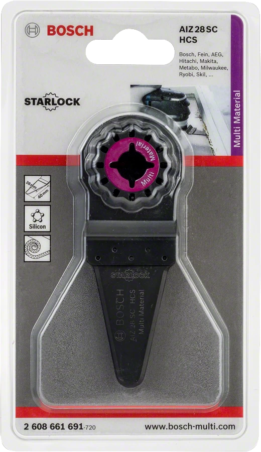 AIZ 28 SC Cutter for Multi-Tool for Oscillating Multi Tools - หัวตัด AIZ 28 SC สำหรับเครื่องมืออเนกประสงค์ - 2608661691