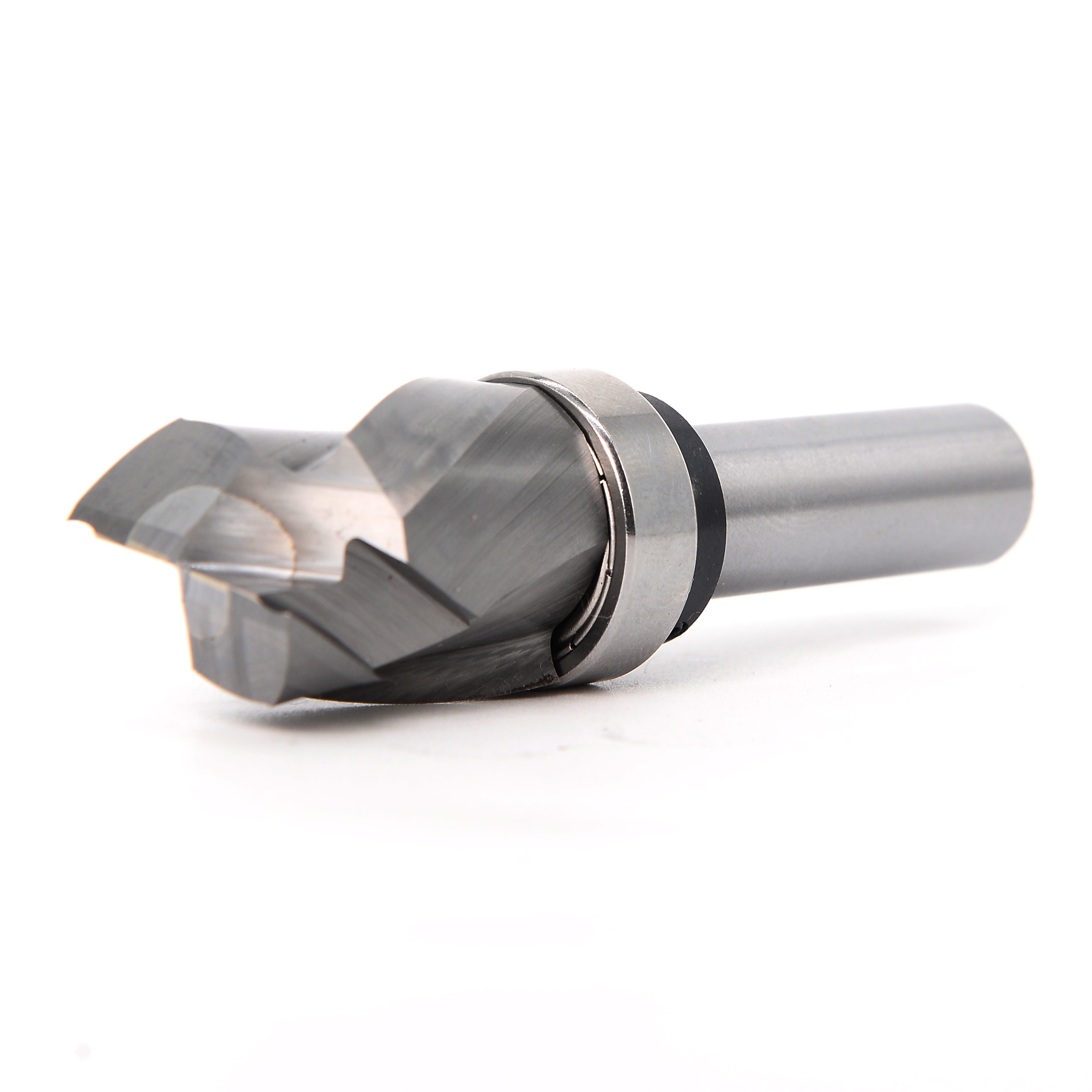 SIT TOOL SIT-UDP9112 Ultimate Plunge/ Pattern Solid Carbide Compression Spiral Bit, 1/2"Shank, 7/8"Cutting Diameter, 1-1/8" Cutting Length - ดอกเร้าเตอร์เกลียวกัดขอบไม้ชนิดคาร์ไบด์ทั้งแท่งสำหรับเดินตามแบบ คมเกลียวกัดขึ้นและลง ลูกปืนโคนดอก