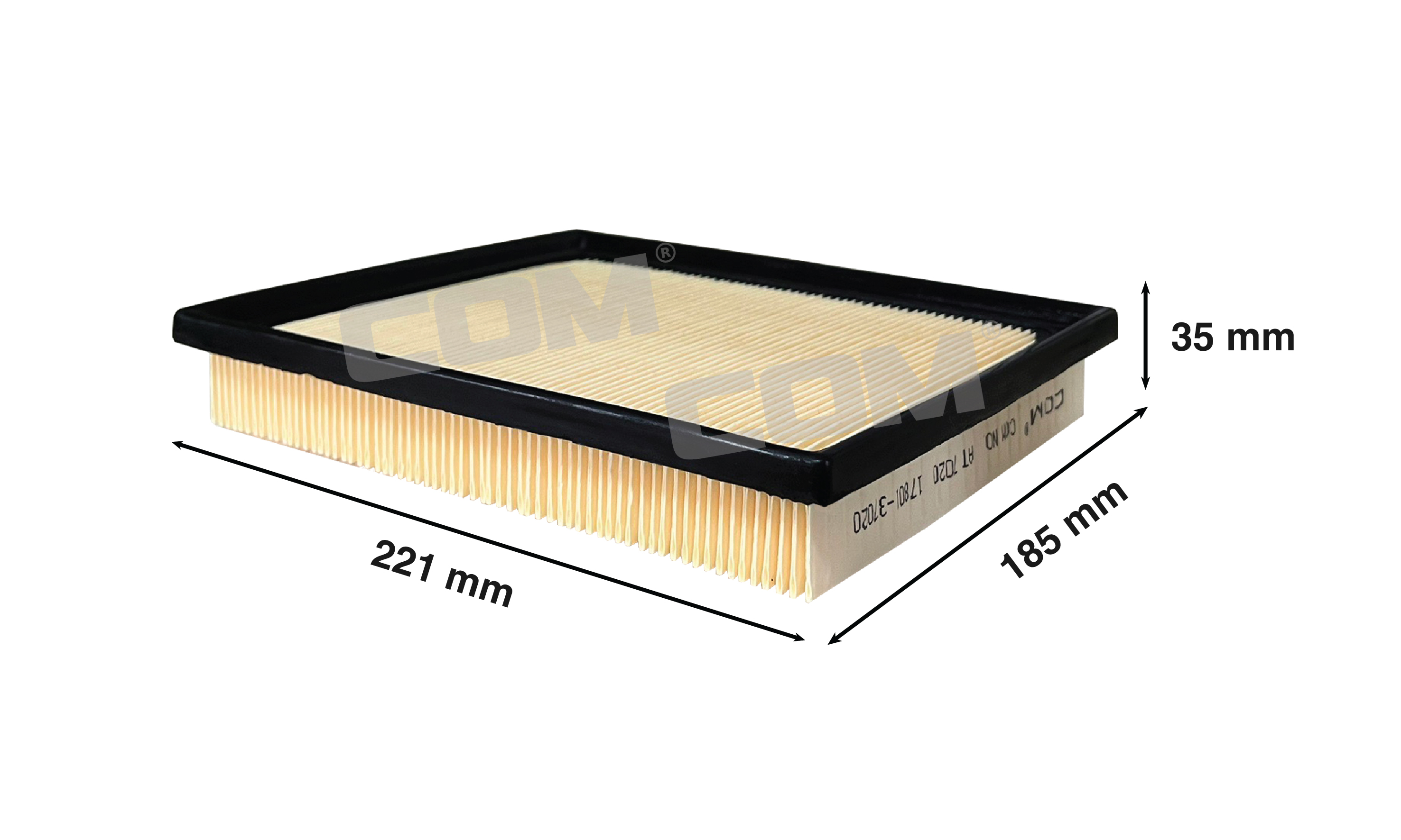 กรองอากาศ กรองแอร์ TOYOTA PRIUS โตโยต้า พริอุส 1.8 HYBRID ปี 2010-2016 ,ไส้กรอง COM