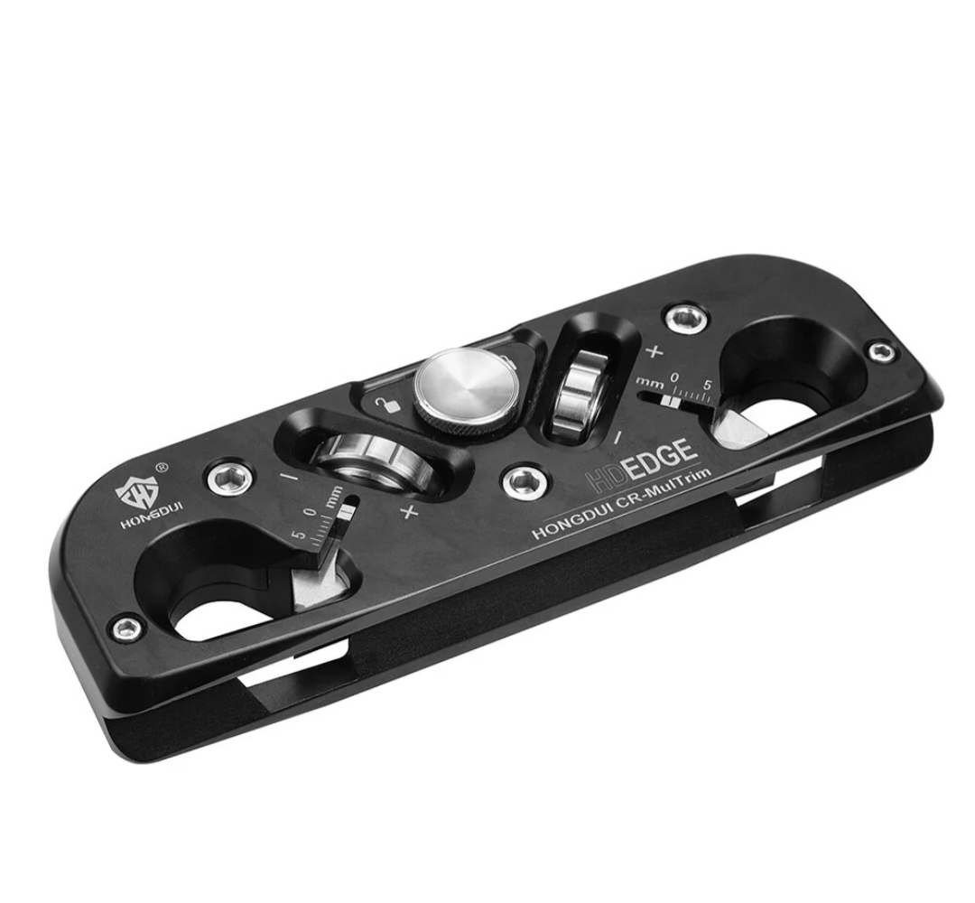 HONGDUI DJ11S - Chamfer Plane Edge Plane Corner Plane Quick Edge Trimmer Chamfering Tool with 3 Carbide Inserts for Woodworking- กบไสมุมพร้อมใบกบคาร์ไบด์ 3 ใบ Hongdui รุ่น DJ11S