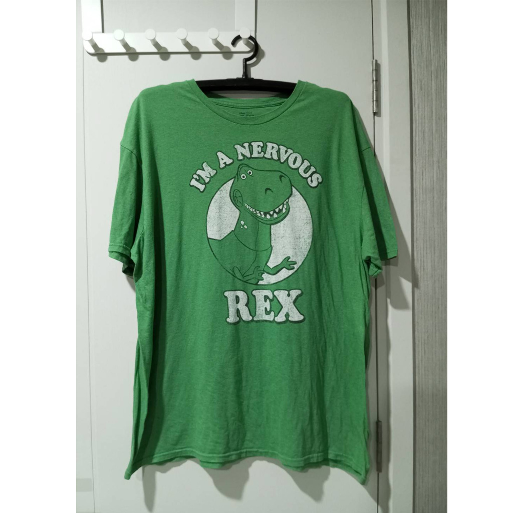 เสื้อยืดลายการ์ตูน เร็กซ์ ทอยสตอรี่ ( Rex Toy Story ) มือสอง