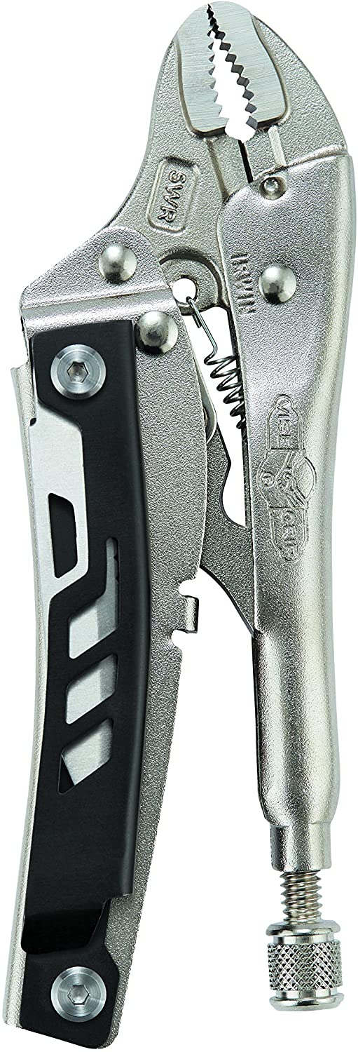 IRWIN 5WR VISE-GRIP Locking Multi-Pliers with Wire Cutter, pocket knife and Screw driver, 5" - คีมล็อคพร้อมมีด และไขควง ขนาด 5 นิ้ว - 1923454