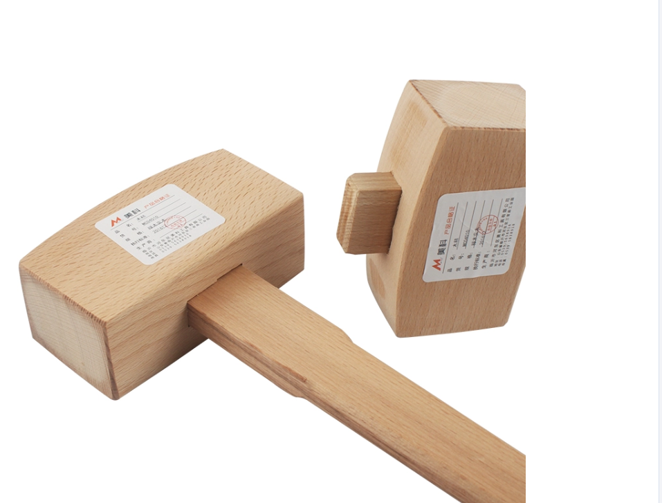 MYTEC - MC04010 Solid Beech Wood Carpenter's Mallet - ค้อนเหลี่ยมไม้บีช สำหรับงานไม้ขนาด 283 และ 386กรัม