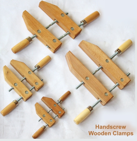 SIT Tool Beech Handscrew Wooden Clamps - แคล้มป์ไม้มือหมุนไม้บีช