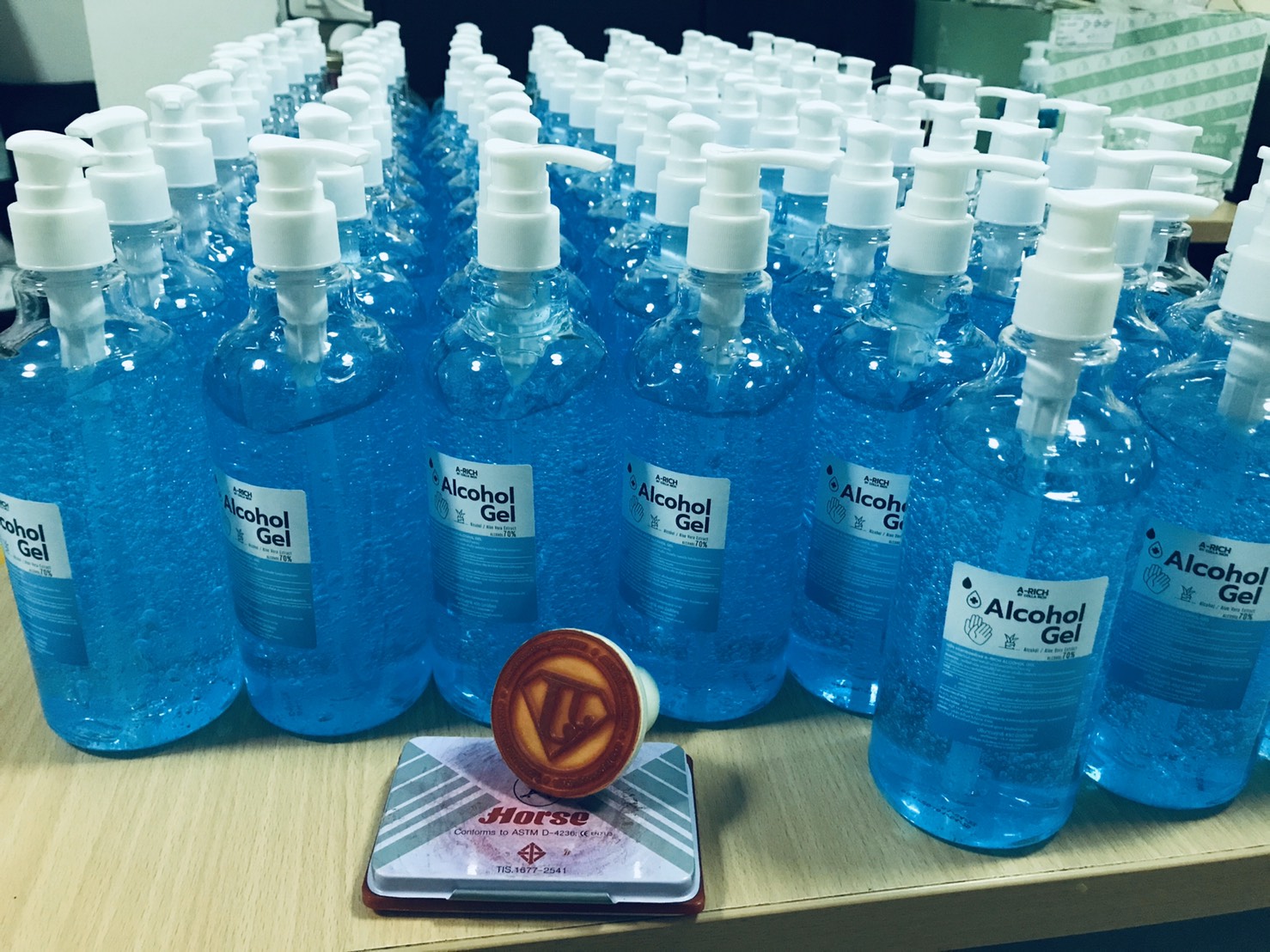 A-Rich เจลแอลกอฮอล์ล้างมือ 450 ml แบบ 10 ขวด