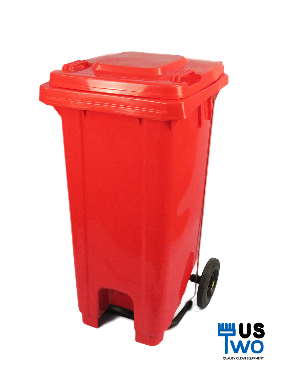 ถังขยะเท้าเหยียบ พร้อมล้อเข็น 240 ลิตร