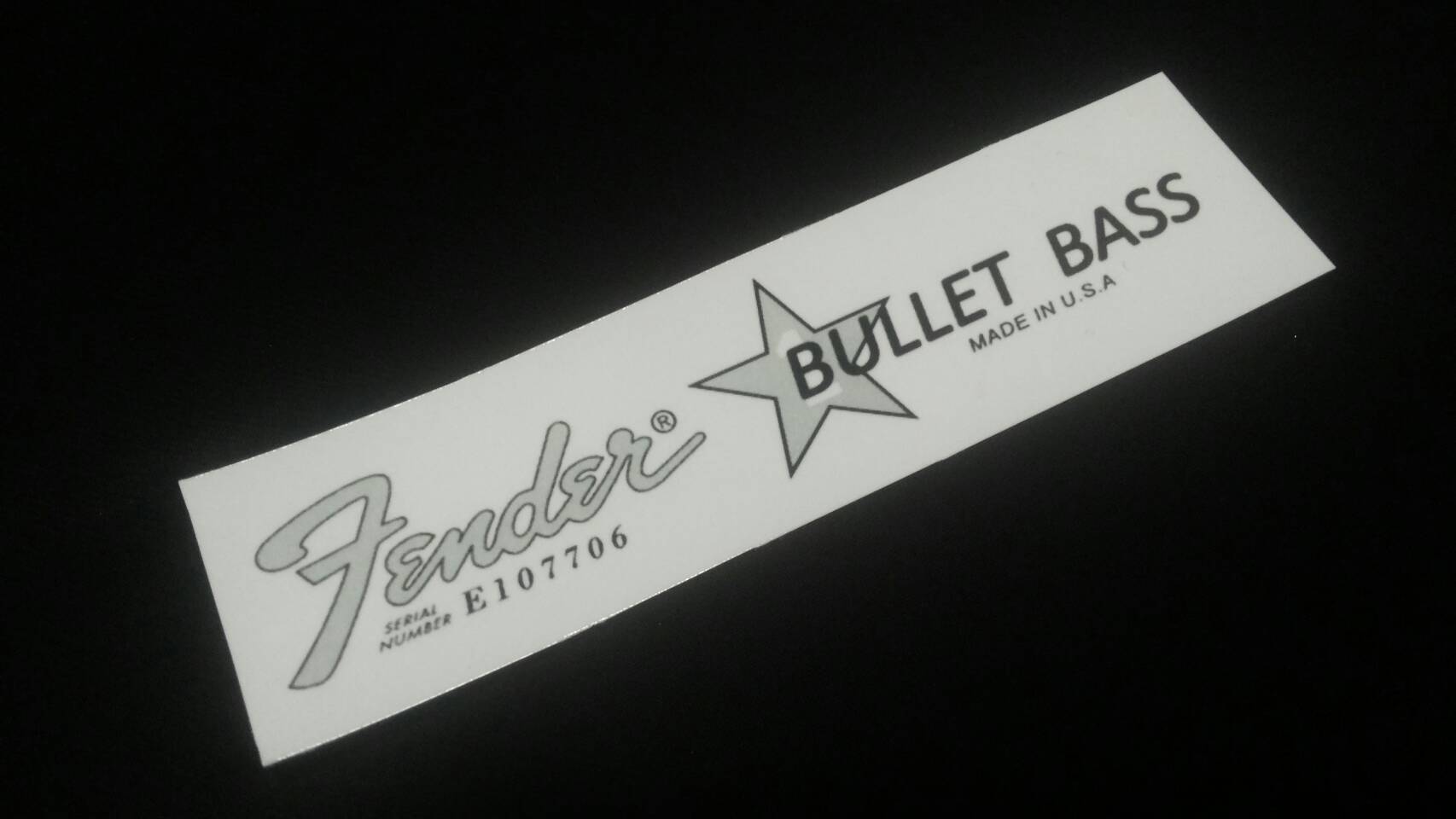 Fender Bullet Bass USA