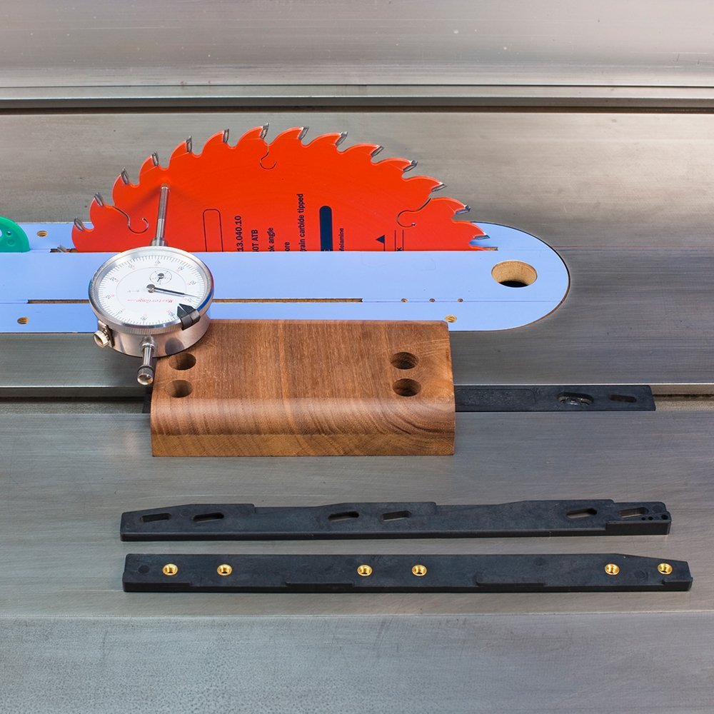 MICROJIG ZP9-B2S2 Double ZeroPlay Miter Guide Bars - แท่งสไลด์สำหรับใช้กับราง Miter ชนิดปรับได้ (แบบแพ๊คคู่) พร้อมตัวหยุดในราง (Stopper)