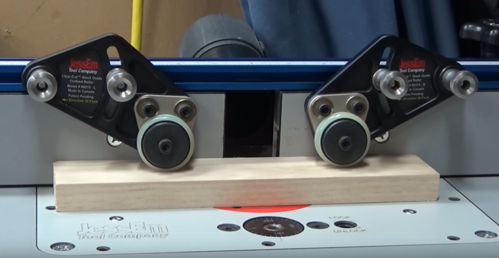 JessEm Clear-Cut Stock Guides - ชุดตัวช่วยกดไม้บนโต๊ะเร้าเตอร์จาก JessEm (Made in Canada)