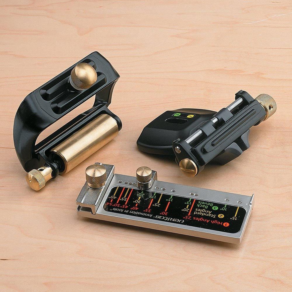 VERITAS 05M0910 - Mk.II Standard Narrow-Blade Honing Guide - จิ๊กลับคมสิ่ว หรือใบกบหน้าแคบแบบจับด้านข้าง Veritas รุ่น MK.II Standard Narrow Blade - 05M0910