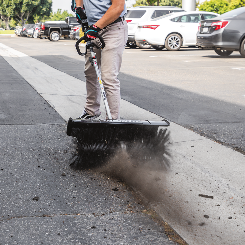 MAKITA BR400MP (199328-2) Bristle Brush Couple Shaft Attachment - หัวแปรงไฟฟ้า Makita รุ่น BR400MP (199328-2) สำหรับเครื่องมืองานสวนอเนกประสงค์