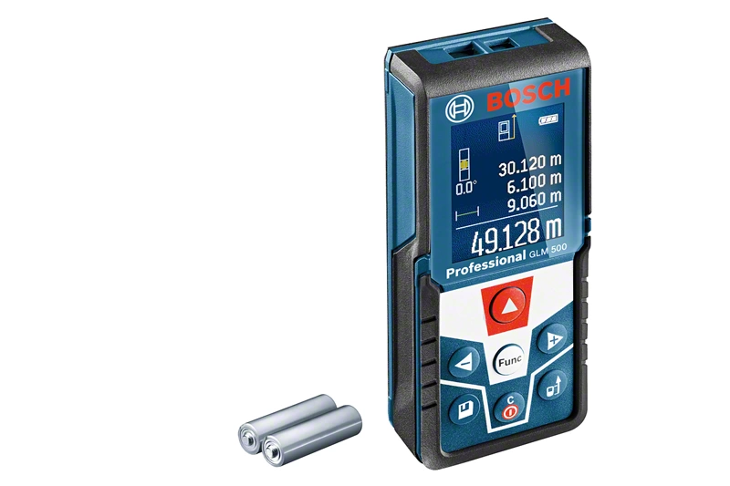 BOSCH GLM 500 50m. - Laser Measure - เครื่องวัดระยะด้วยเลเซอร์ ไกล 15 ม. BOSCH รุ่น GLM 500 - 0601072HK0