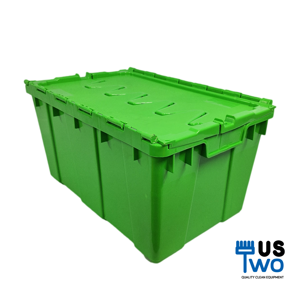 ลังพลาสติกทึบ ฝาพับคู่ 35 ลิตร