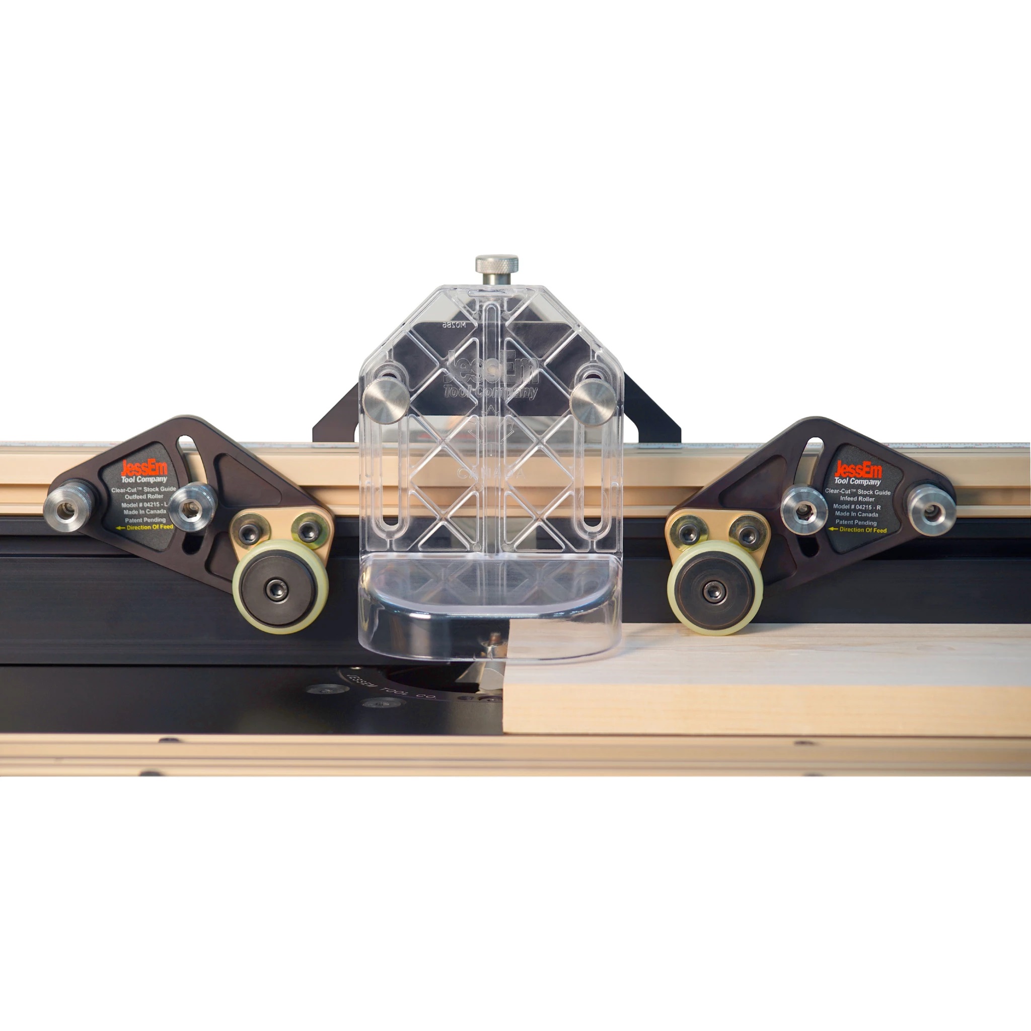 JessEm Clear-Cut Stock Guides - ชุดตัวช่วยกดไม้บนโต๊ะเร้าเตอร์จาก JessEm (Made in Canada)