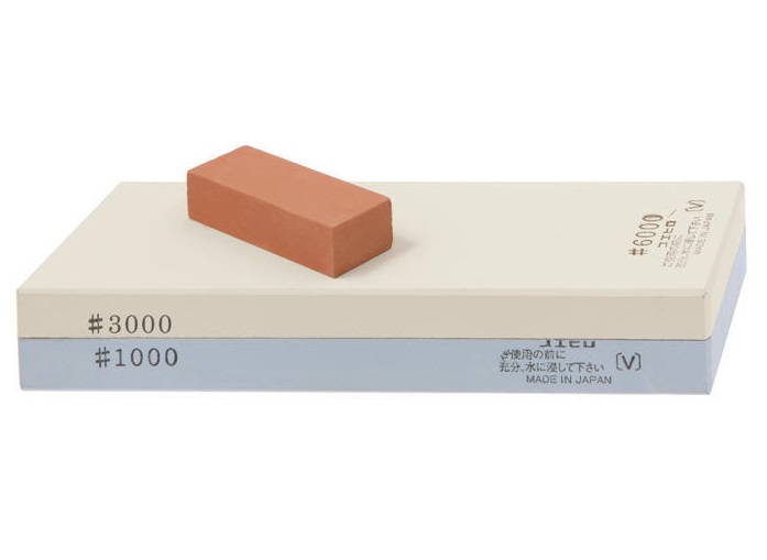 SUEHIRO CR-3800 Cerax Combination Stone, Grit 3000/1000 - หินน้ำลับคม Cerax สองหน้า 3000/1000grit (Made in Japan)