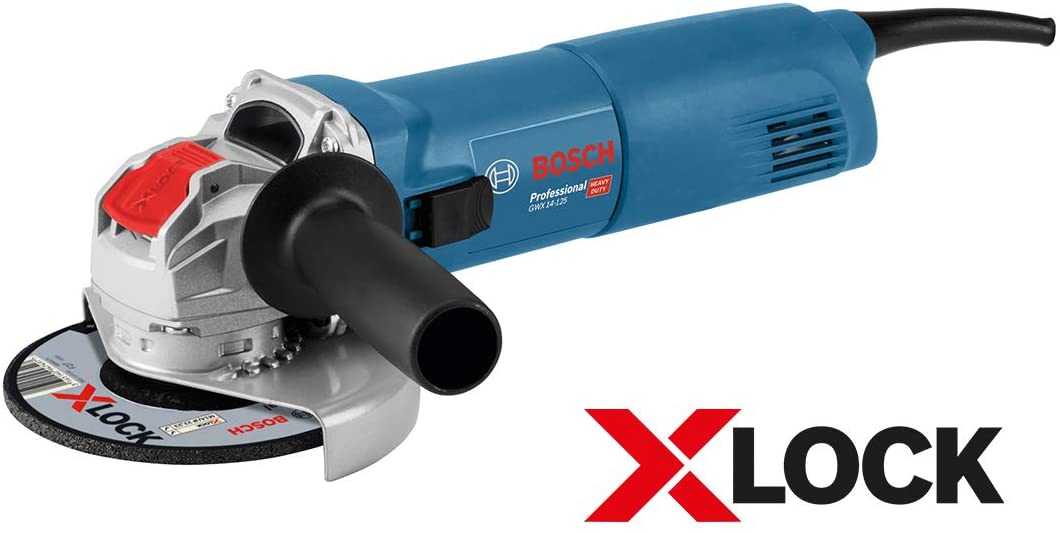 BOSCH GWX 14-125 X-Lock 5-inch Angle Grinder - เครื่องเจียรไฟฟ้า 5 นิ้ว 1400 วัตต์ รุ่น GWX 14-125 (Made in Germany) - 06017B7000